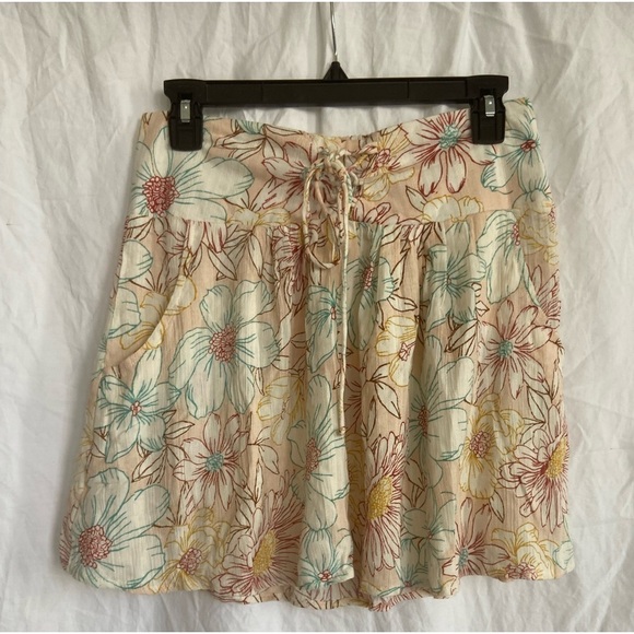 Ripcurl Skirt Floral Tied Beach Coastal Cow girl Size Medium - Picture 3 of 11